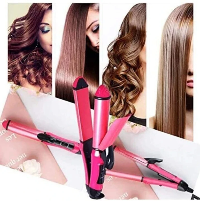 GLowcent 2in1 Ceramic Plate Essential Combo Beauty Set of Hair St...more
