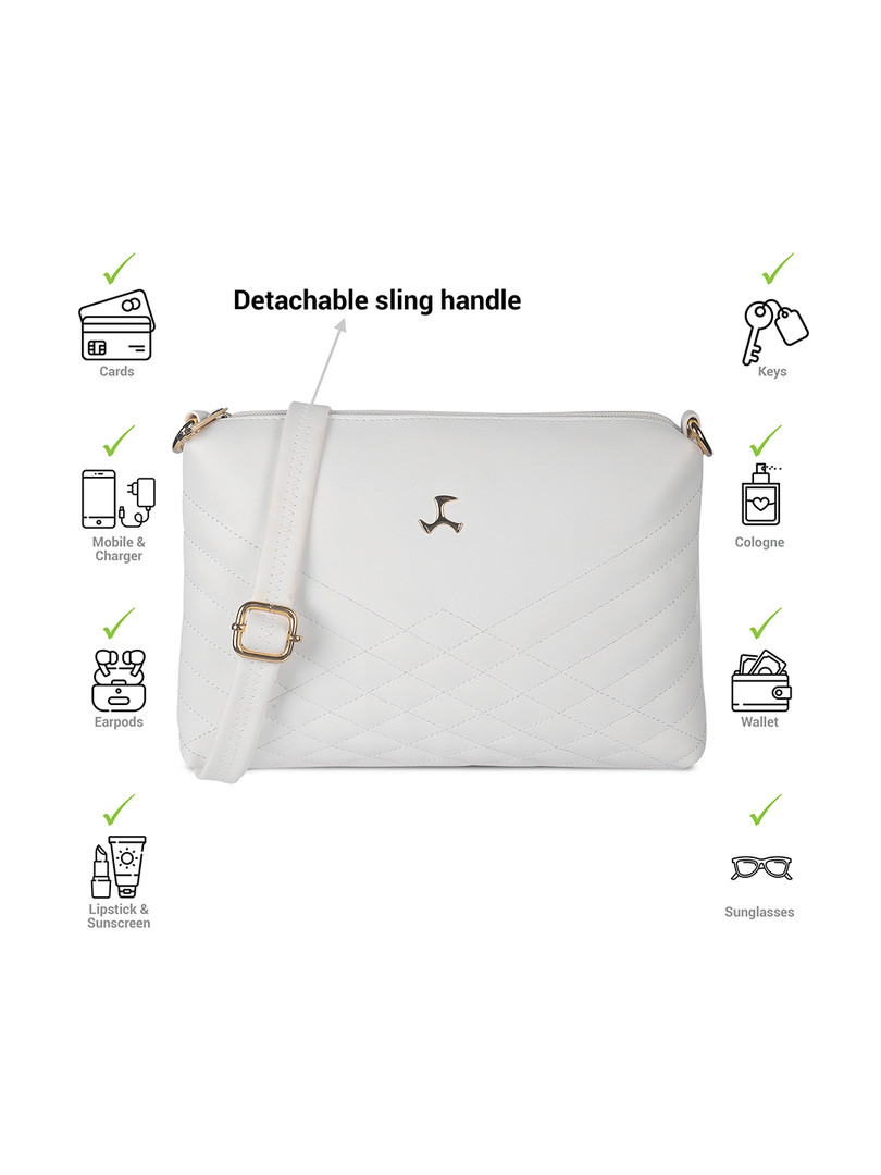 Mochi Women Textured Crossbody Sling Bag