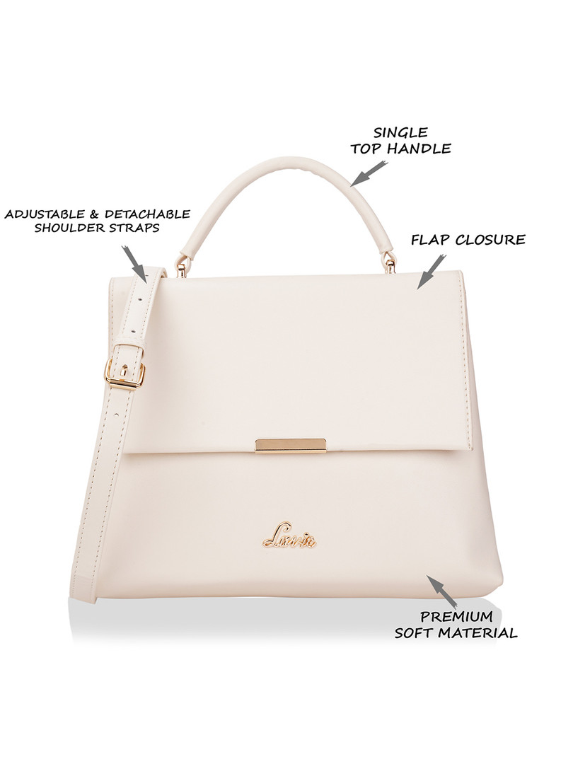 Lavie Solid Structured Satchel