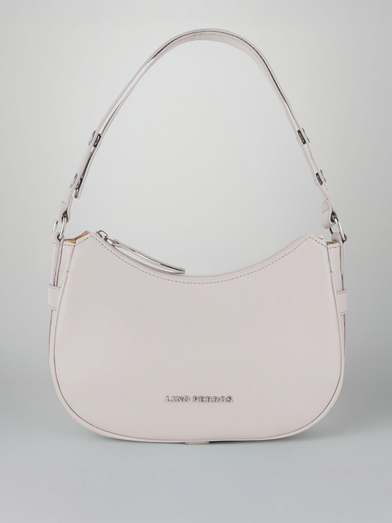 Lino Perros Women Beige Solid Structured Shoulder Bag