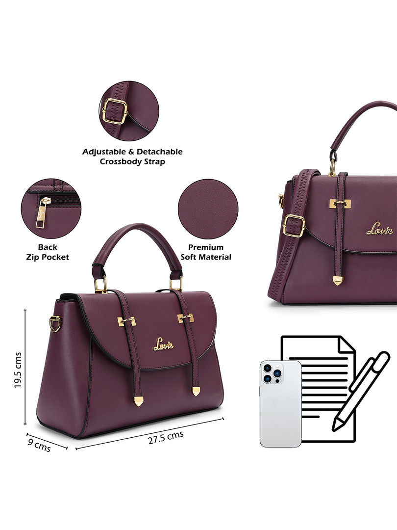Lavie Women Beech Flap Satchel Handbag