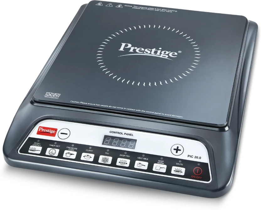 Induction Cooktops Prestige 1600 W Induction Cooktop Push Button (Black, PIC 20.0 16...more