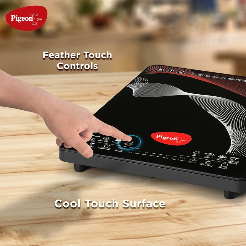 Pigeon 2100 W Induction Cooktop Touch Panel (Multicolor, RAPIDO S...more