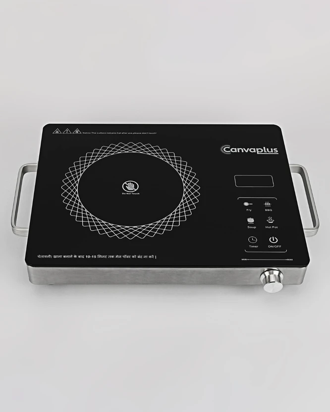 canvaplus 2600 W Induction Cooktop Touch Panel (Black, C20)