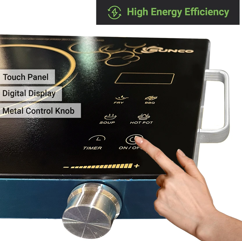 sunco 2200 W Induction Cooktop Touch Panel (Black, 101)