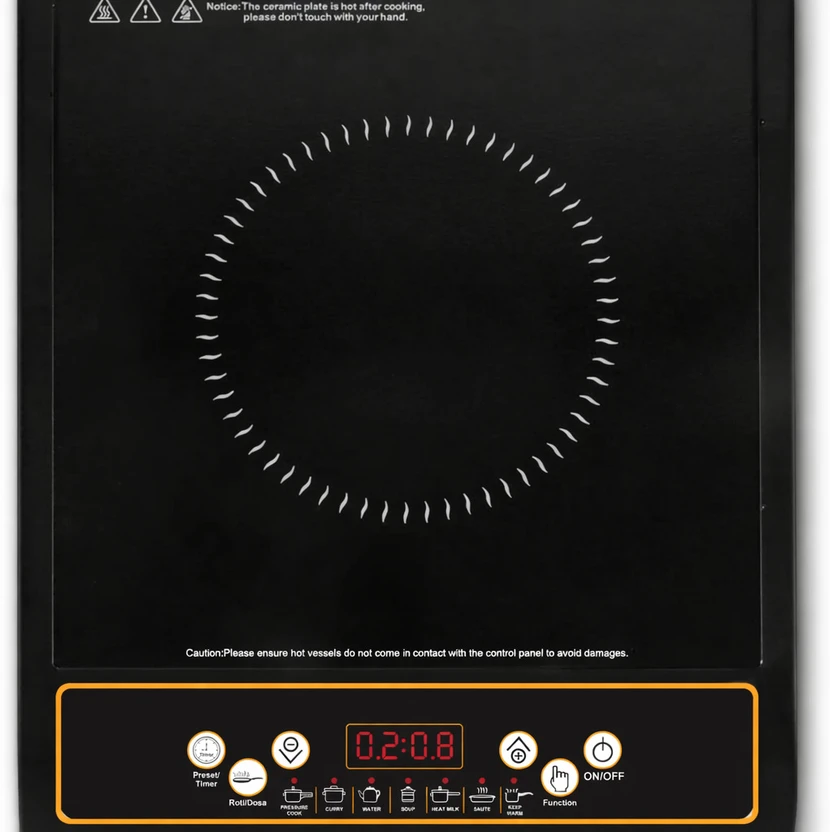 DAILY NEST 2000 W Induction Cooktop Push Button (Black, 2000W pow...more