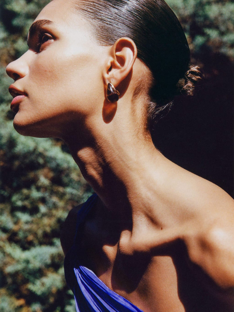 MANGO Contemporary Half Hoop Earrings