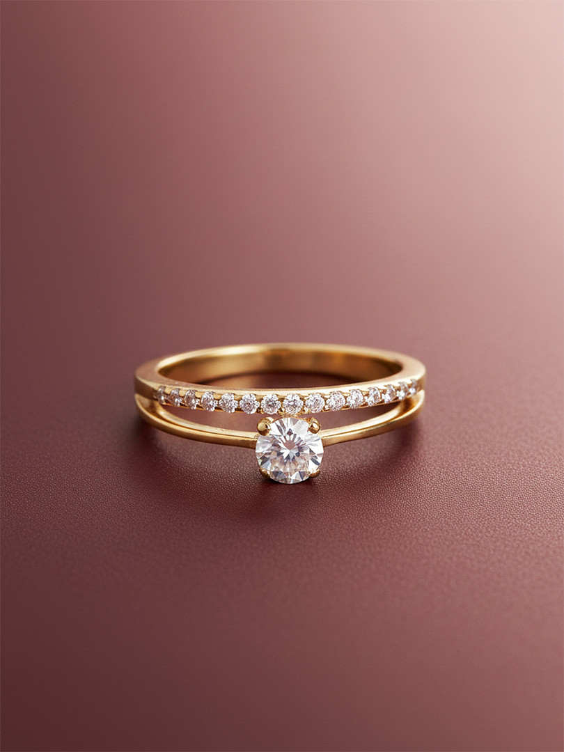 Jewellery MAEJOY Solitaire Lab grown diamond 92.5 Sterling Silver 18KT engagement ring