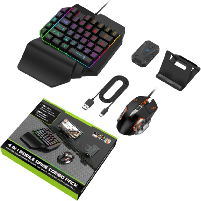 Playtastic Bluetooth Gaming Keyboard & Mouse Convertor For Smartp...more