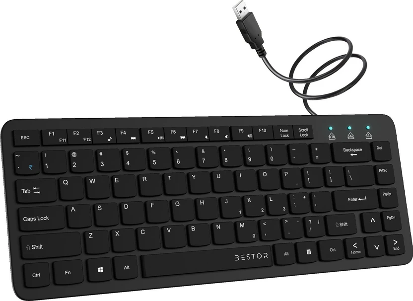 Bestor Mini Keyboard Wired USB Laptop-size Laptop Keyboard Compat...more