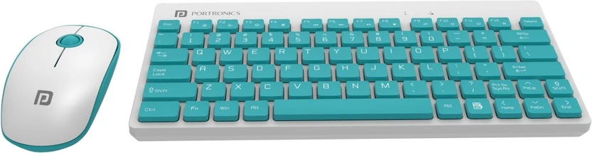 Keyboards Portronics POR-373 Key2 & Mouse Combo Wireless Laptop-size Laptop...more
