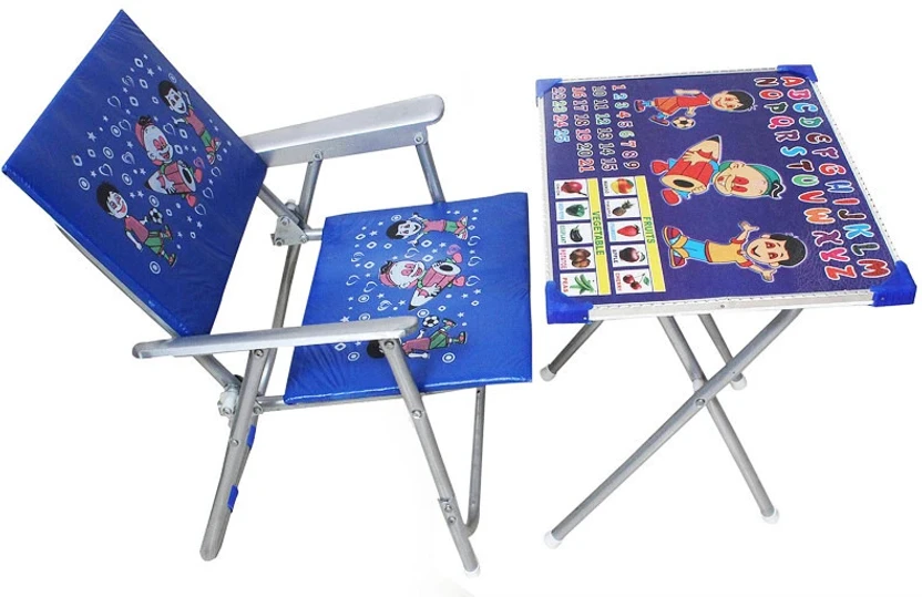 Kids Furniture Rudra creations Metal Study Table (Finish Color - BLUE, Pre-assem...more