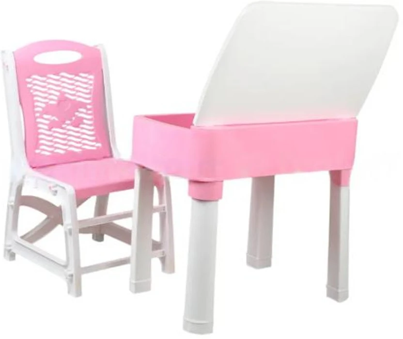 enerex Plastic Study Table (Finish Color - Pink, DIY(Do-It-Yourse...more