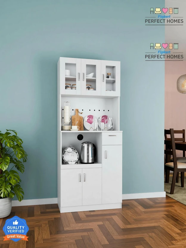 Flipkart Perfect Homes Haven Engineered Wood Kitchen Cabinet (Fin...more