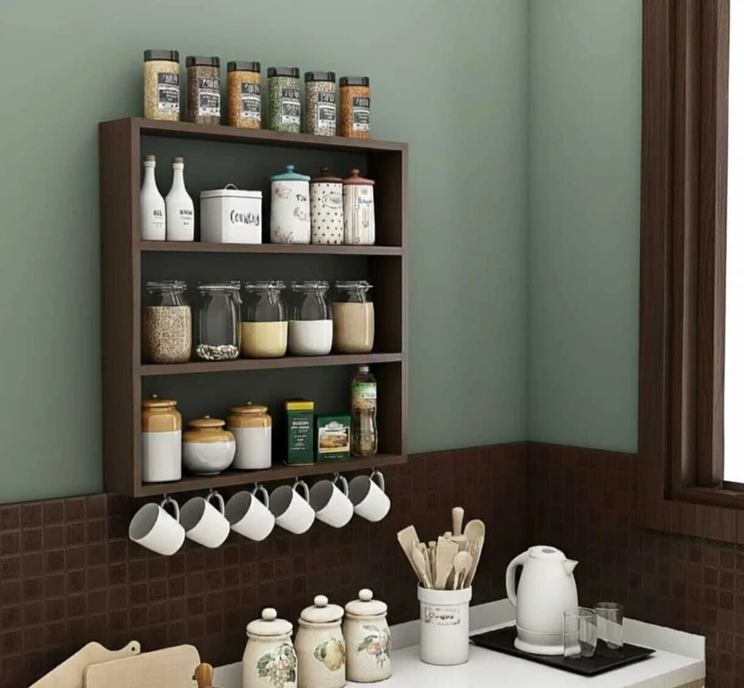 AM MASTER Engineered Wood Kitchen Cabinet (Finish Color - Choclat...more