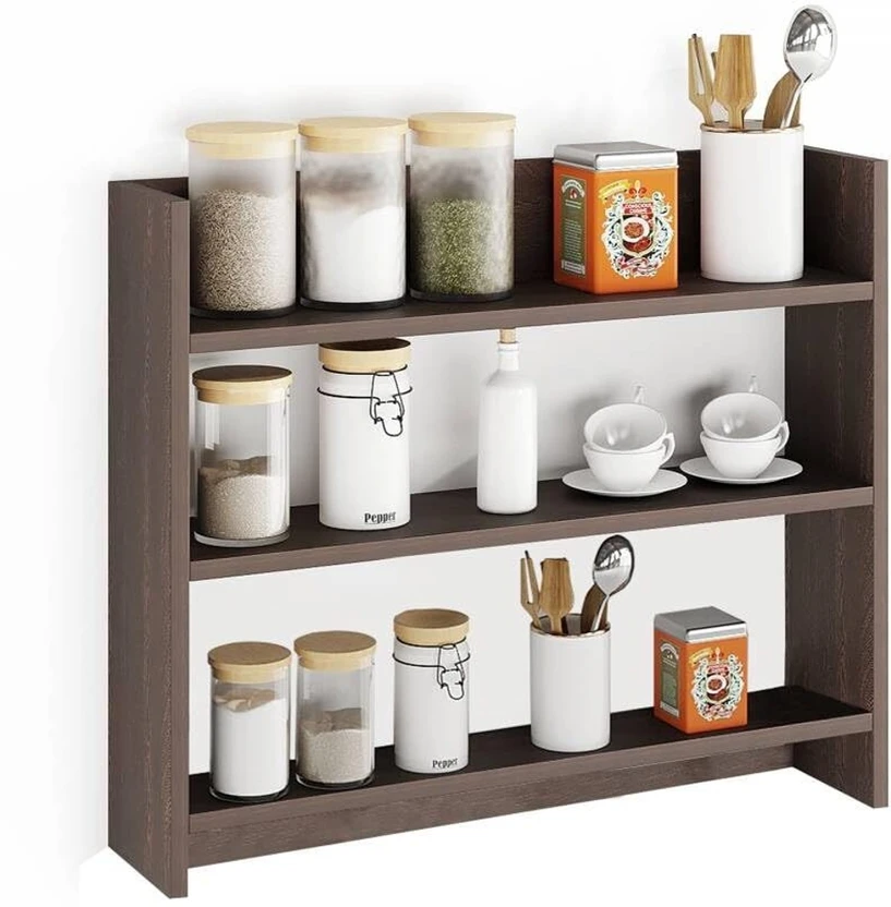 apcollection Wooden Wall mounted Kitchen Rack, Organizer, Shelf f...more