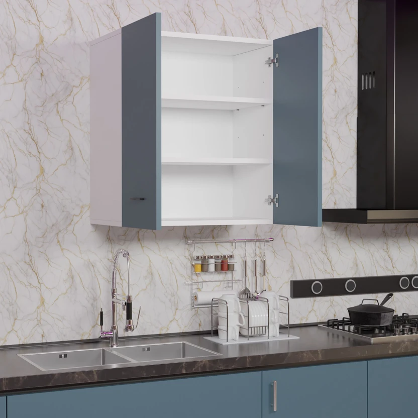 Divysa 2 Door Wall Mounted Kitchen Cabinet for Home & Kitchen, Ba...more