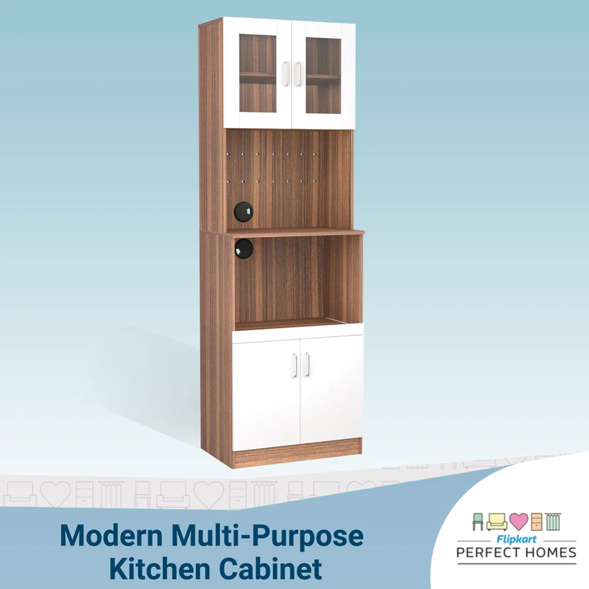 Flipkart Perfect Homes Haven Engineered Wood Kitchen Cabinet (Fin...more