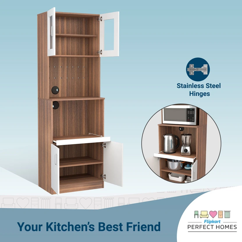 Flipkart Perfect Homes Haven Engineered Wood Kitchen Cabinet (Fin...more