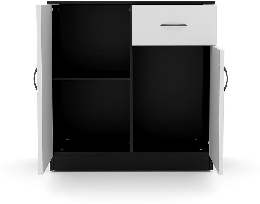 Home Full Remo 2 Door Wenge With White Engineered Wood Kitchen Ca...more