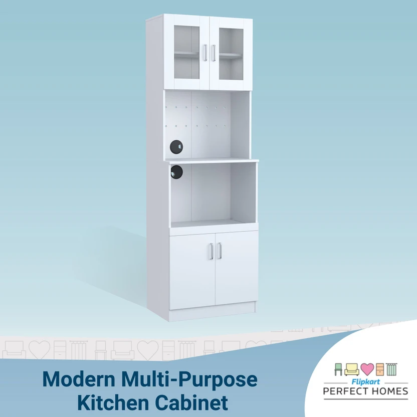 Flipkart Perfect Homes Haven Engineered Wood Kitchen Cabinet (Fin...more