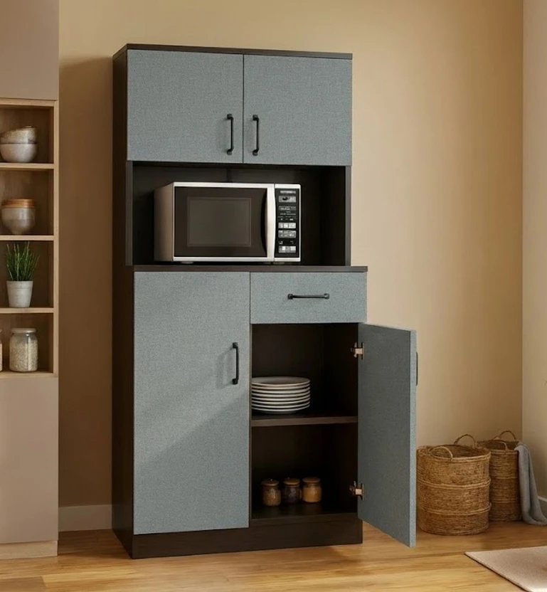 Kitchen Cabinets Home Full Jupiter Wenge With Grey Engineered Wood Kitchen Cabinet...more