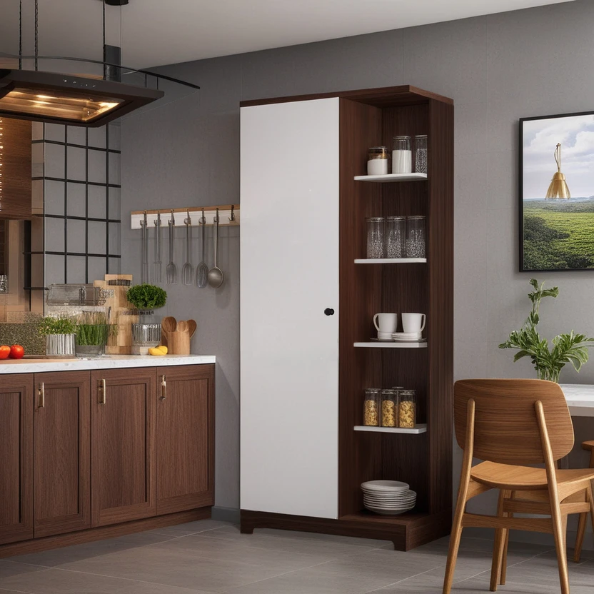 Kitchen Cabinets Trevi Divine (Designer Kitchen Cabinet & Crockery Unit-Multi Purp...more