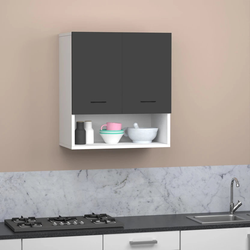 Divysa 2 Door Wall Mounted Kitchen Cabinet for Home & Kitchen, Ba...more