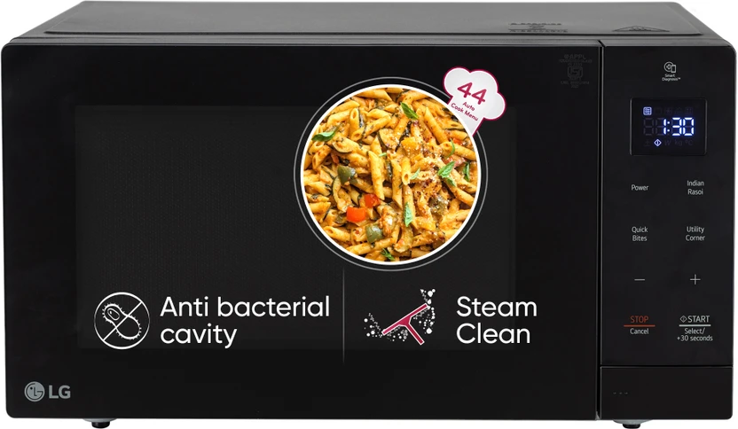 LG 30 L Auto Cook Menu, Child Lock, Energy Saving, Anti bacterial...more