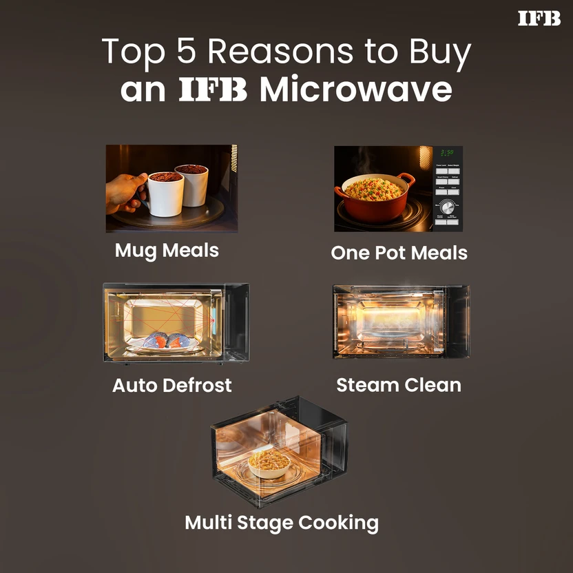 IFB 25 L 61 Auto Cook Menus, Mug Recipes, Steam Clean, Auto Rehea...more