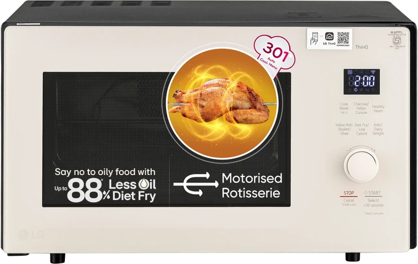 LG 28 L Scan to Cook Wi-Fi Model- ThinQ Enabled
301 Auto Cook Men...more