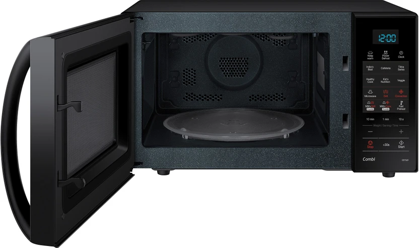 Samsung 21 L Convection Microwave Oven (CE73JD-B, Full Black)