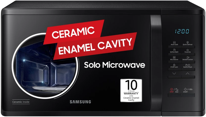 Microwaves Samsung 23 L Auto Cook Programs, Child Safety Lock, Memory Featur...more