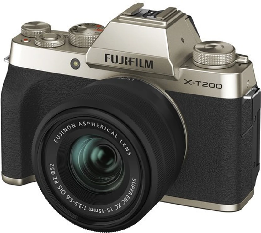 FUJIFILM X Series X-T200 Mirrorless Camera Body with 15-45 mm Len...more