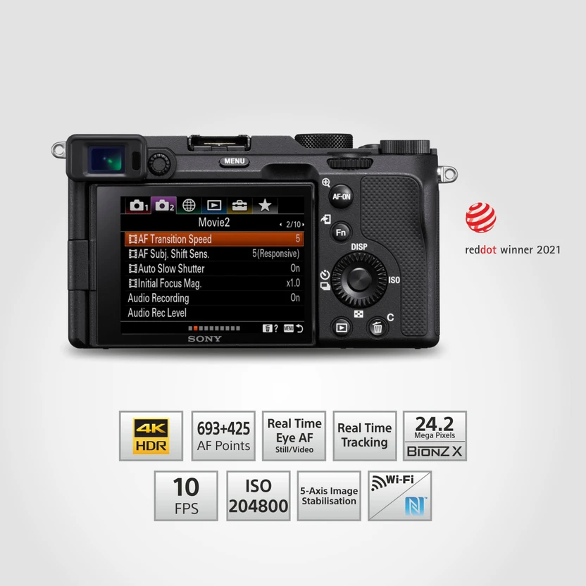 SONY Alpha ILCE-7CL Full Frame Mirrorless Camera with 28-60 mm Zo...more