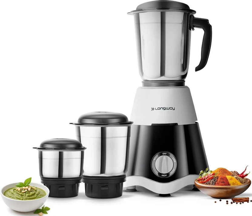 Mixer Grinders Longway Super Dlx 700 W Juicer Mixer Grinder (Super | 3 Jars | Bl...more