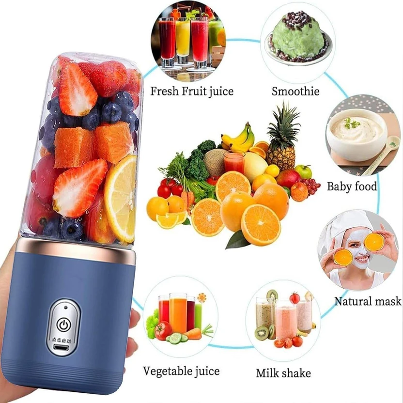 ISIISHAS Portable USB Rechargeable Juicer Blender Mini Smoothie M...more