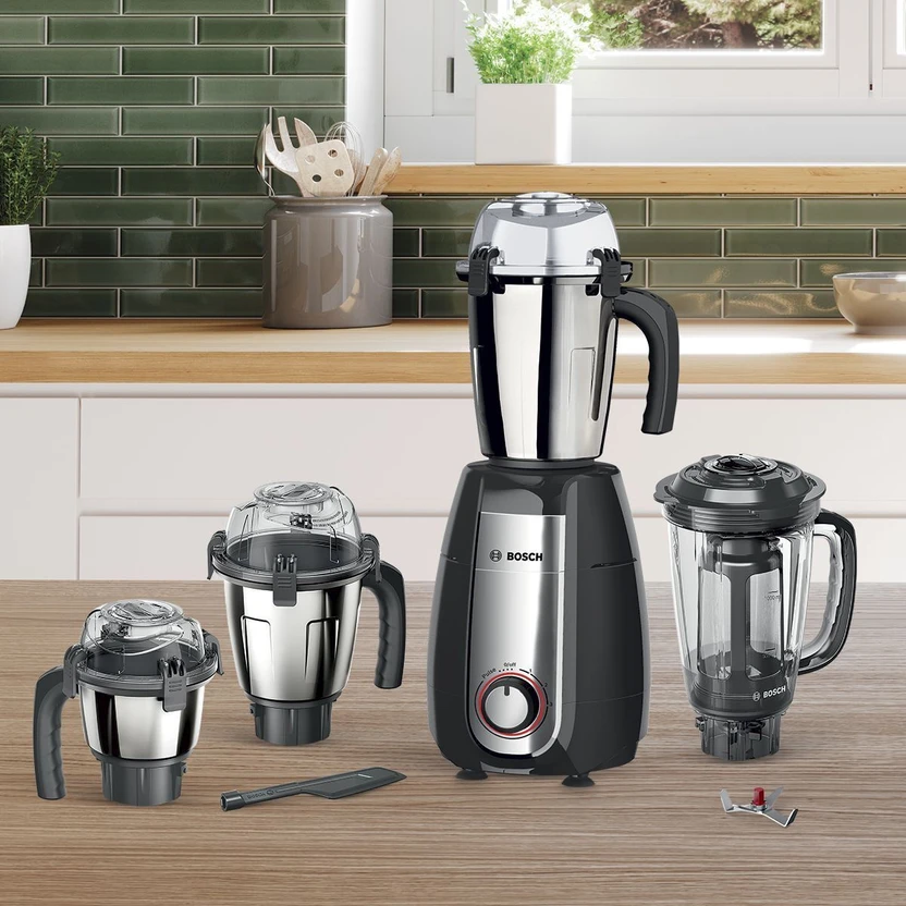 BOSCH Mixer Grinder 1000 W Mixer Grinder (MGM8844BIN | 4 Jars | B...more