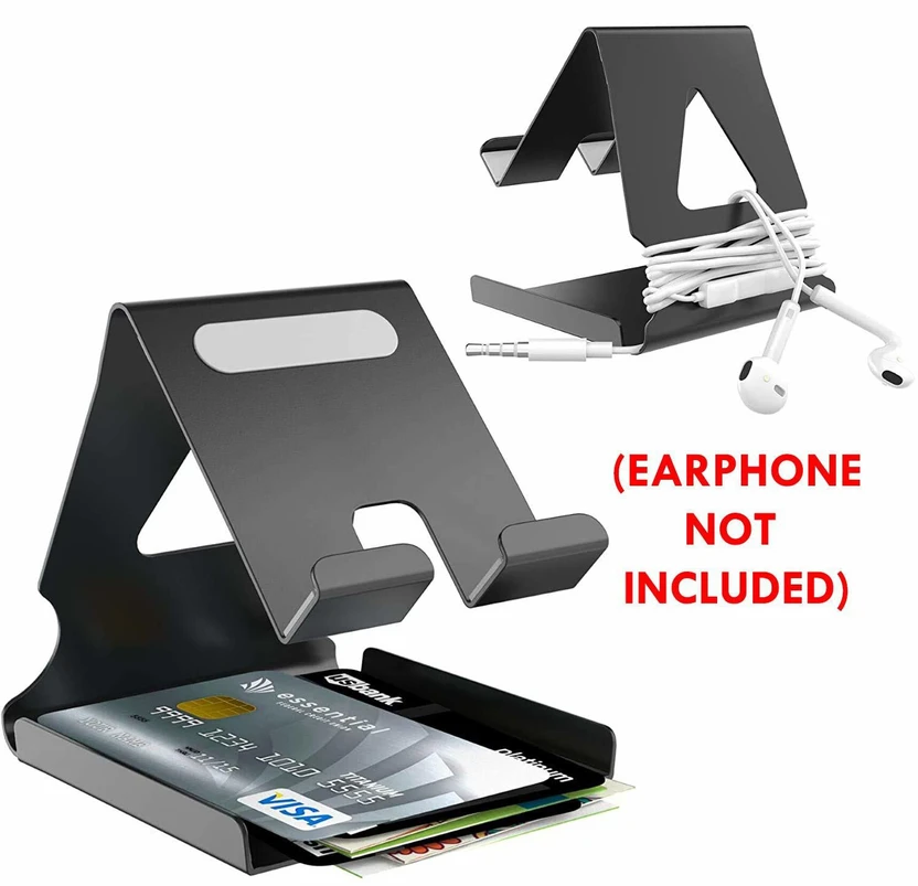 ELV DIRECT Mobile Stand Holder With Convenient Charging for Table...more