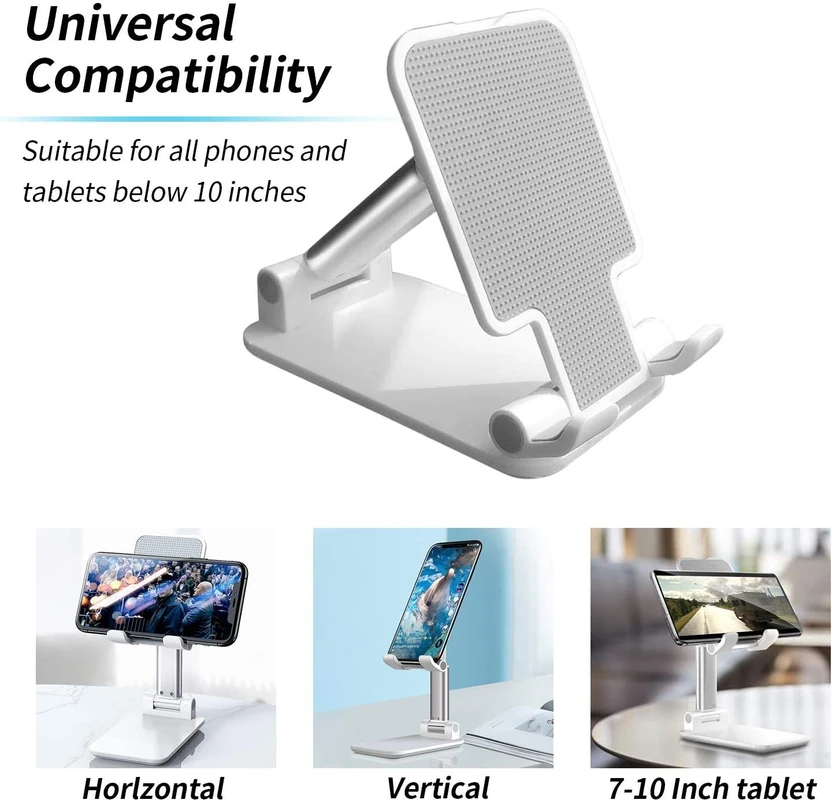 FITRIC A1 Adjustable Foldable Mobile Phone Holder Stand for Desk,...more