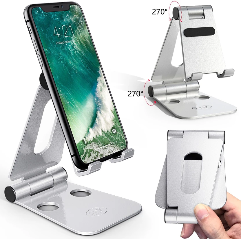 ELV Aluminium Adjustable And Foldable Dock Mobile Holder