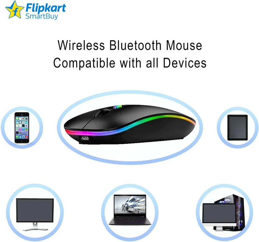 Flipkart SmartBuy TC-M500 Wireless Ergonomic Optical Mouse  with ...more