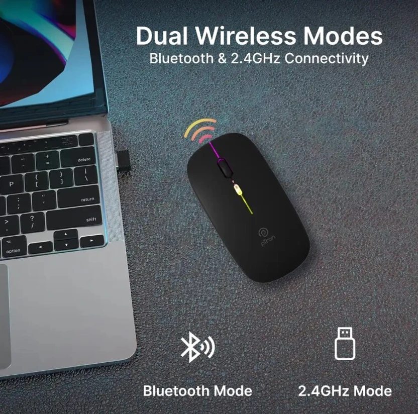 pTron Flick M1 Wireless Ambidextrous Optical Mouse High Precision...more