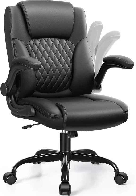 Makeseat Leather Office Chair, PU Home Computer Desk Chairs with ...more