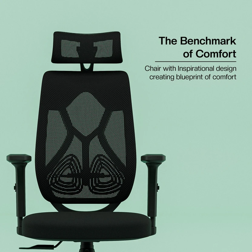 GREEN SOUL Zodiac Lite High Back Ergonomic Chair|Home, Office, WF...more