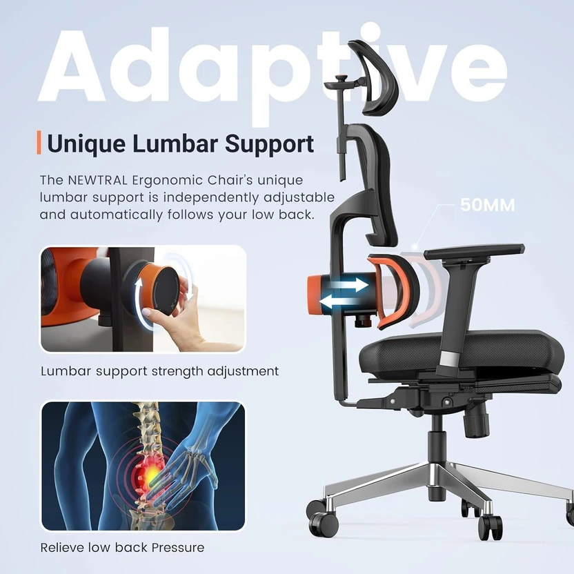 Drogo Ergonomic Office Chair for Work from Home Computer Gaming C...more