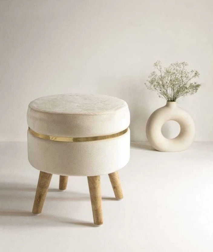 Ottomans Unique Creation Handicrafts Foam Standard Ottoman (Finish Color -...more