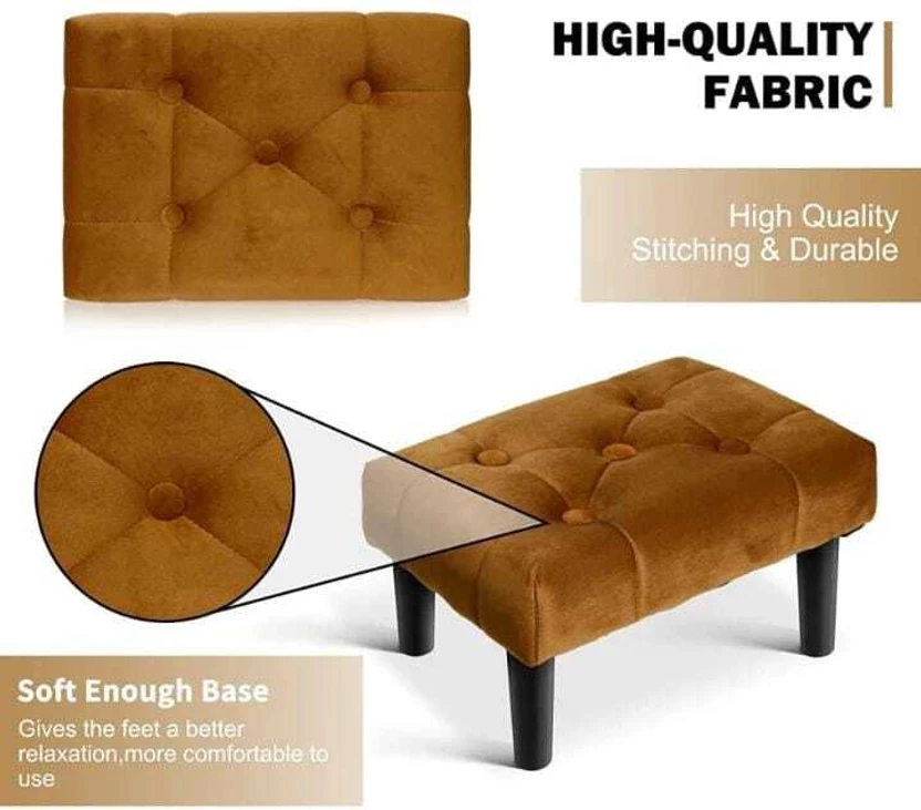 Unique Creation Handicrafts Solid Wood Standard Ottoman (Finish C...more