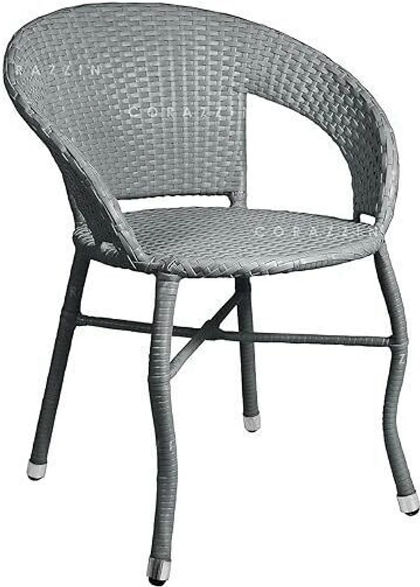 Ranjila Craft Metal Table & Chair Set (Finish Color - GREY, Pre-a...more