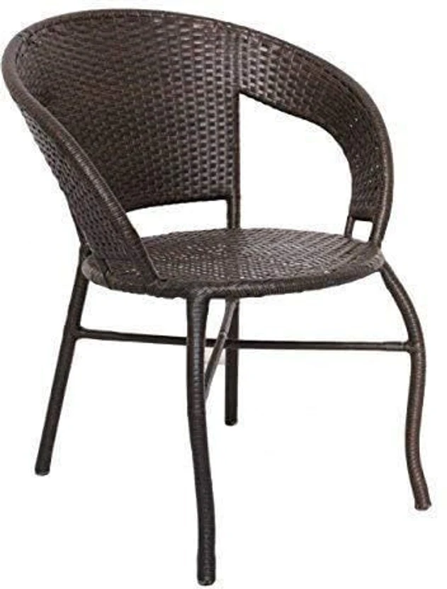 HOLYSOUL Metal Table & Chair Set (Finish Color - BROWN, DIY(Do-It...more